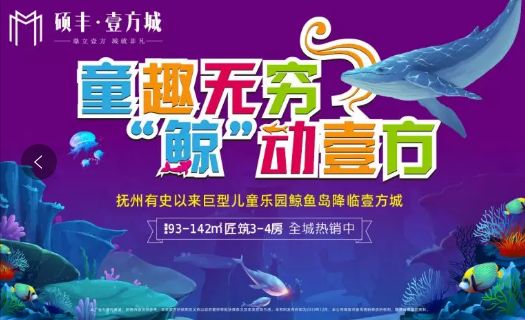 史上Zui大鲸鱼岛主题乐园人山人海,进入抚州